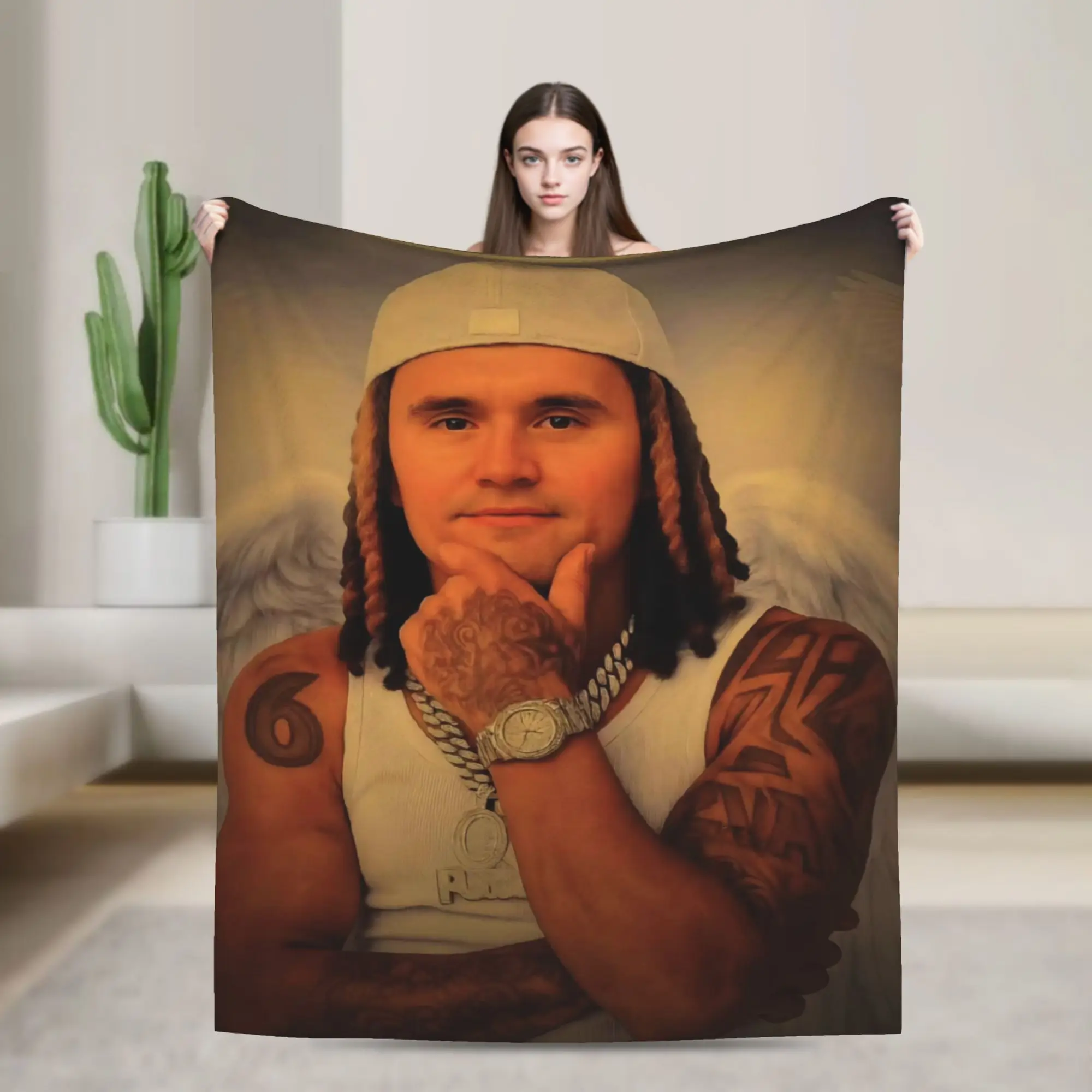 Comfort Charlie Kirk Funny Meme  Blanket Accessories Sofa Decorative  Throw Blankets Soft Fleece for Car