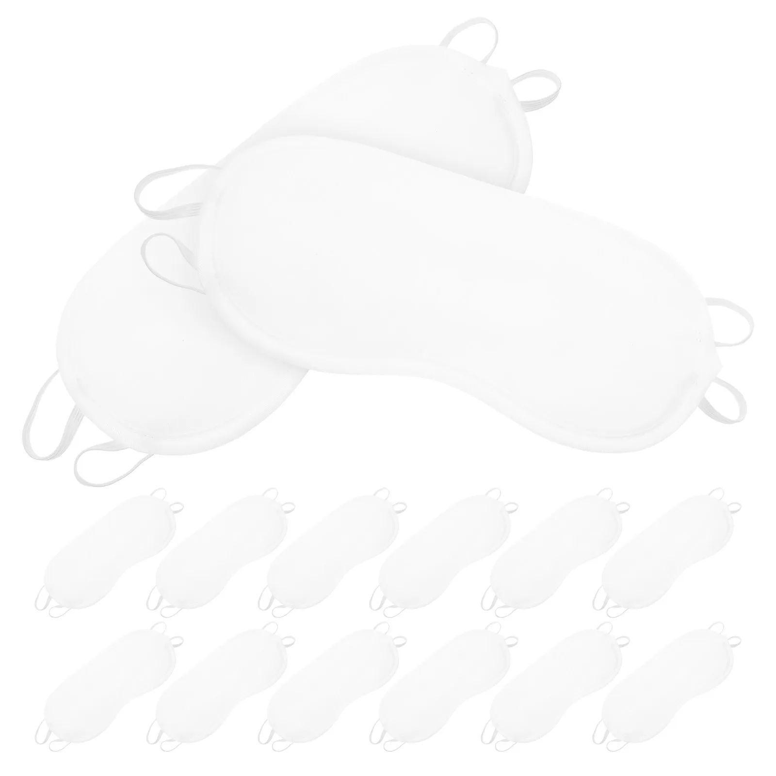 20 Pcs Soft Skin-friendly Eye Shade Cover Sleep Shading Mask Sleeping Covering Blank Nap Covers