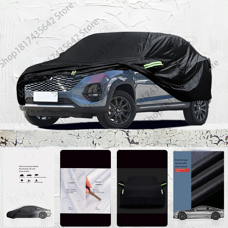 

For Chery Tiggo 3x Exterior Car Cover Outdoor Protection Full Car Covers Waterproof Sunshade Anti UV Snow Cover Car cover