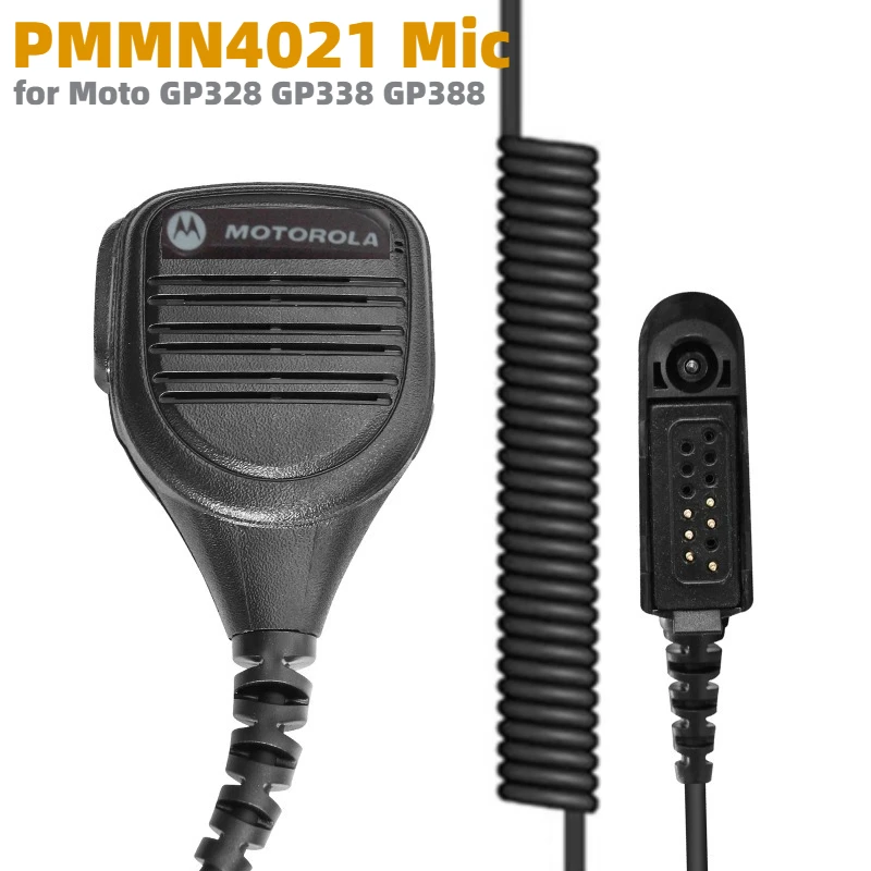 PMMN4021 Speaker Microphone for Moto HT750 HT1250 HT1550 GP328 GP338 GP388 MTX850 MTX850LS MTX950 MTX1500 MTP700 Two-Way Radio
