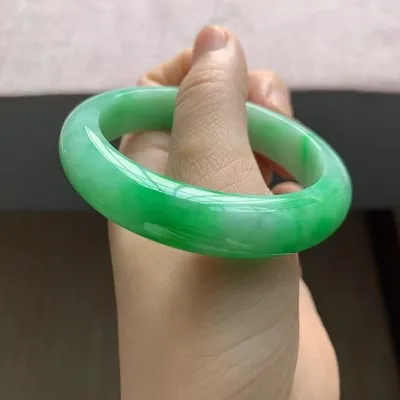 

Natural Myanmar Jade Jade 54mm-62mm bracelet Princess jewelry bracelet send mom send girlfriend gift