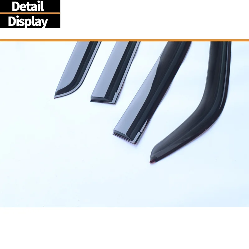 Suitable for Toyota 4 RUNNER 2010+ Sun Visor Accessories Rainproof or Reflective Side Window Visor Sun Shade Ventilation Slats