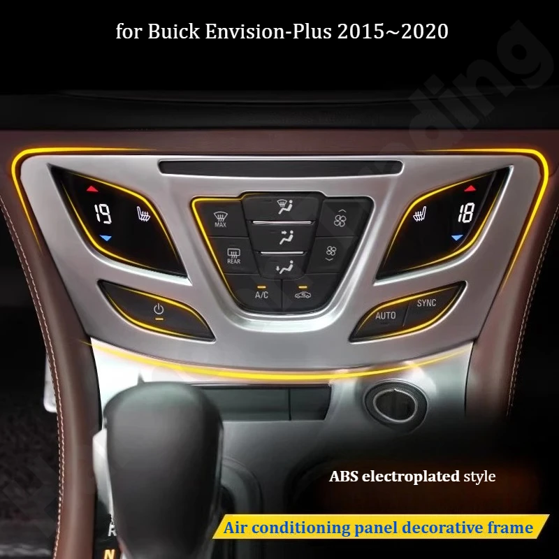 

Декоративная рамка панели кондиционера/наклейка на центральную панель управления/аксессуары для интерьера для Buick Envision-Plus 2015~2020