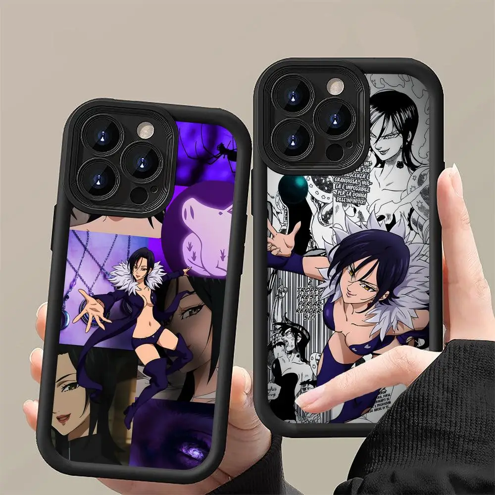 Seven Deadly Sins Merlin Phone Case for iPhone 18 17 16 15 14 13 12 11 Air Pro Max Plus Black Soft TPU Shockproof Cover - view 3