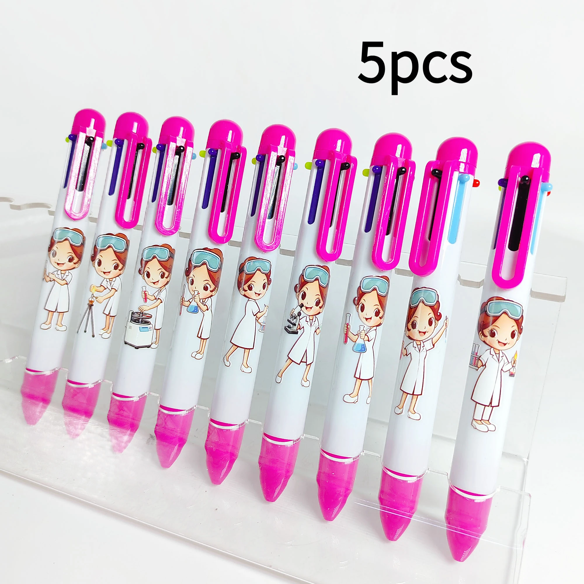 

5 шт./11 шт., креативная модная лаборатория, ученые, шариковая ручка для девочек, канцелярские принадлежности для студентов, письма, подпись