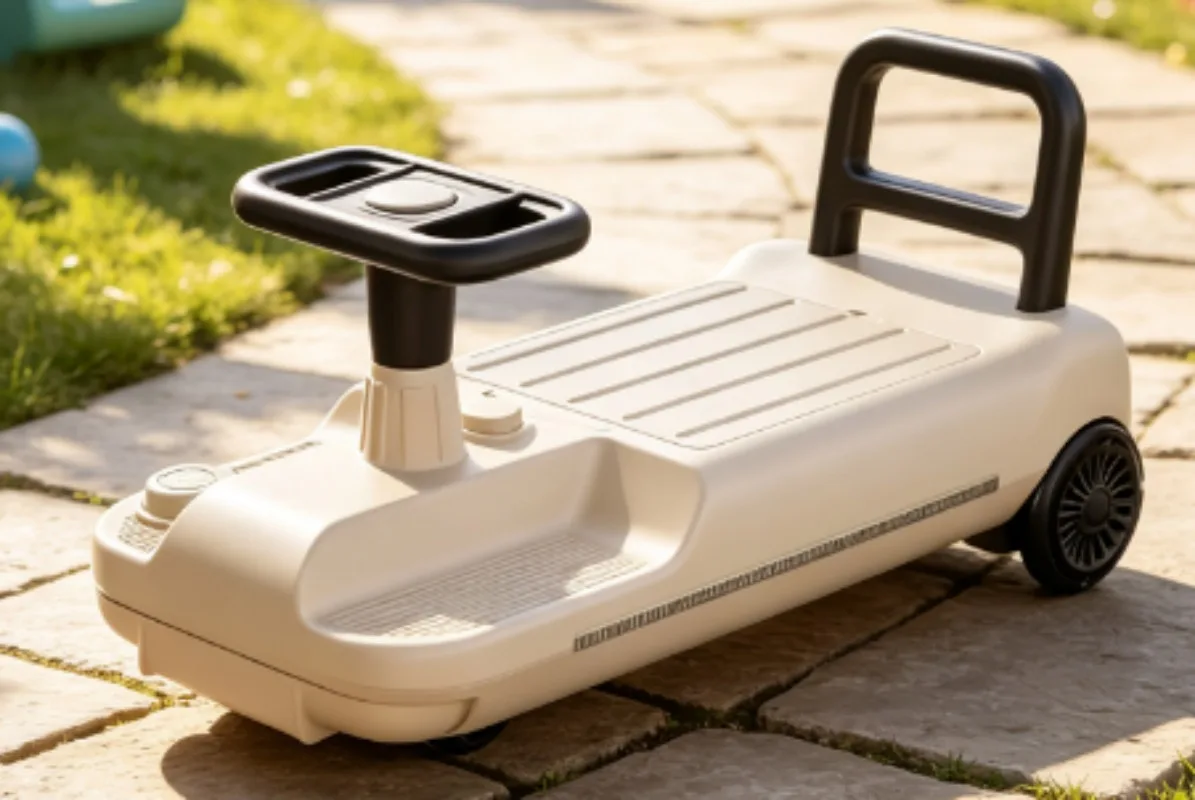 Portable Mini Electric Twist‑Kart Trailer, Multi‑Purpose Mobile Cleaning Transport Vehicle