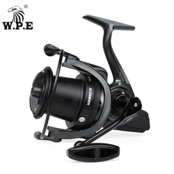 W.P.E HAWKEYE Fishing Reel Carp Feeder Spinning Reel 5500-10000 Gear Ratio 4.6:1 7+1 BBs Full Metal Line Spool Carp Fishing Reel