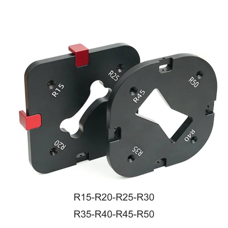 Modèles gabarit coin rond 15/20/25 / R30/35/40 / R45 / Routers Tool
