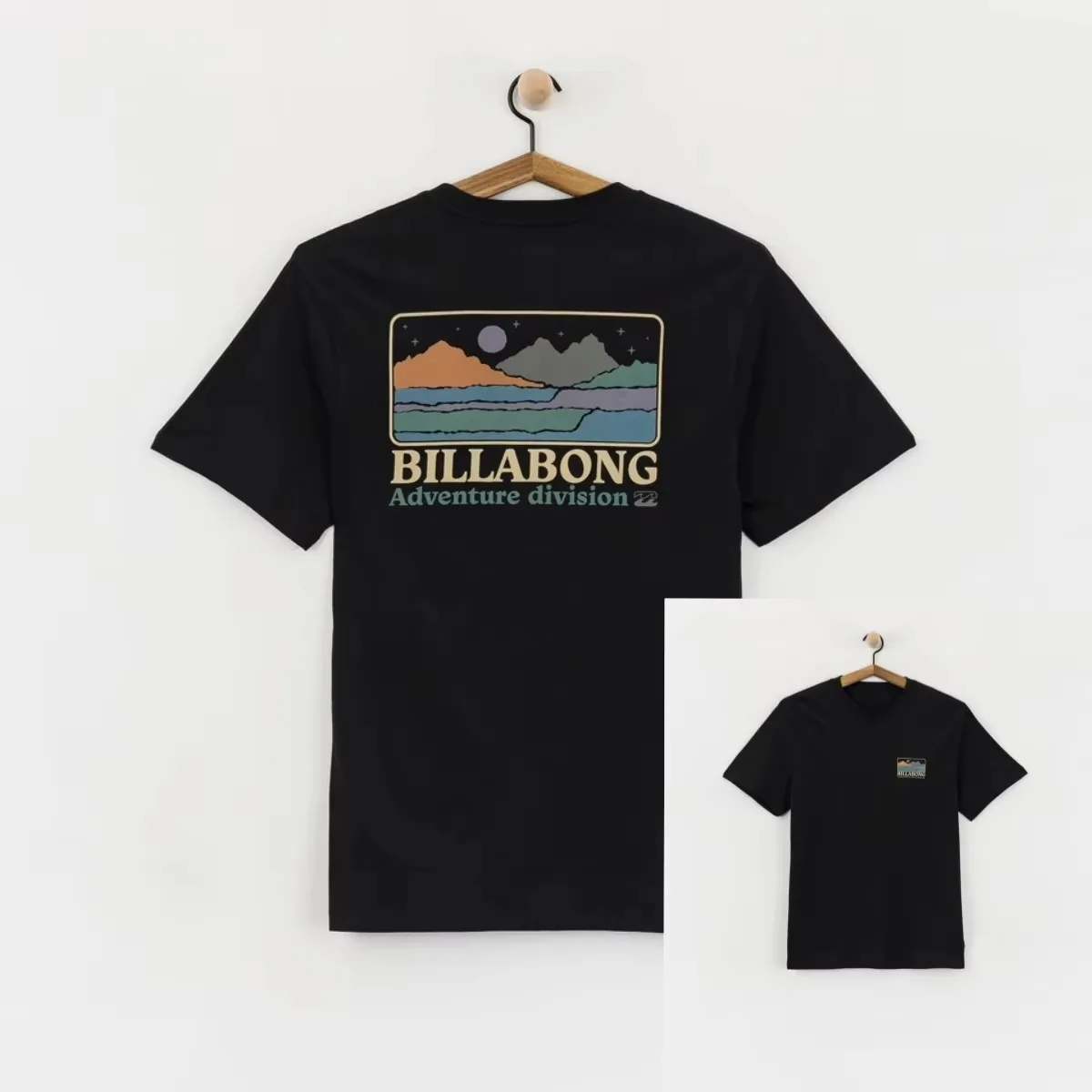 2026 summer Classic Logo Billa Outdoor Surfing Skateboard Brand T-shirt Cotton Graphic Tee