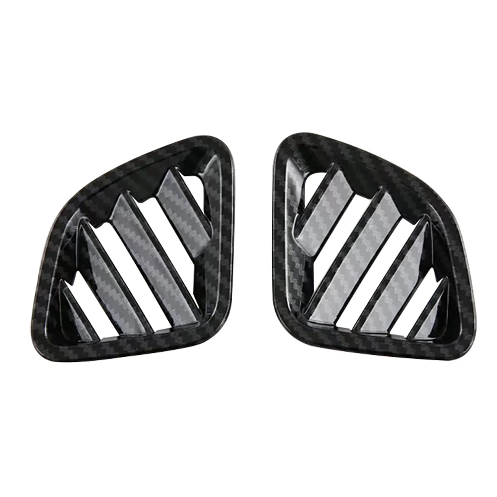 2Pcs Carbon Fiber Car Upper Air Vent Outlet Cover Trim Decoration for BMW Mini Clubman F54 2022