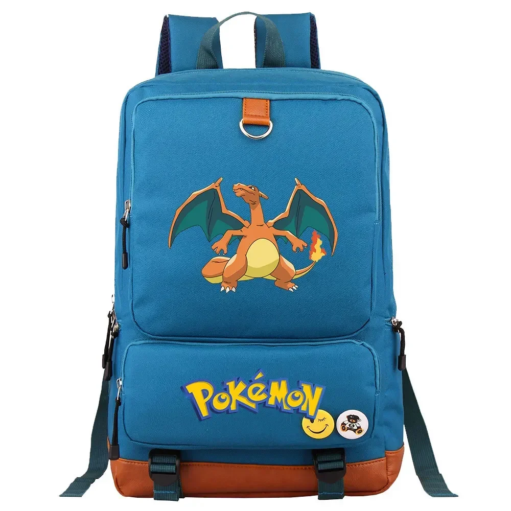 Raichu Charizard Boys Girls Kids School Book Bags Women Bagpack Teenagers Canvas Men Laptop Travel Student Backpack