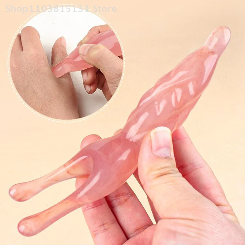 

1Pc Resin Nose Bridge Massager Comb Head Scalp Facial Meridian Health Massager Home Back Acupressure Stretching Stick