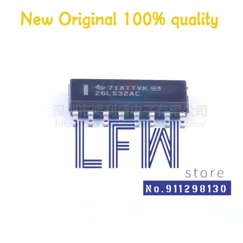 10pcs/lot AM26LS32ACDR AM26LS32ACD AM26LS32 26LS32AC 26LS32 SOIC-16 Chipset 100% New&Original In Stock