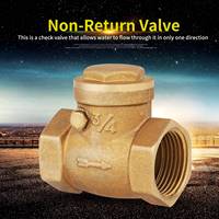 232psi DN20 Brass One-way Female Thread Brass NOn return Swing Check Valve Prevent Water Backflow