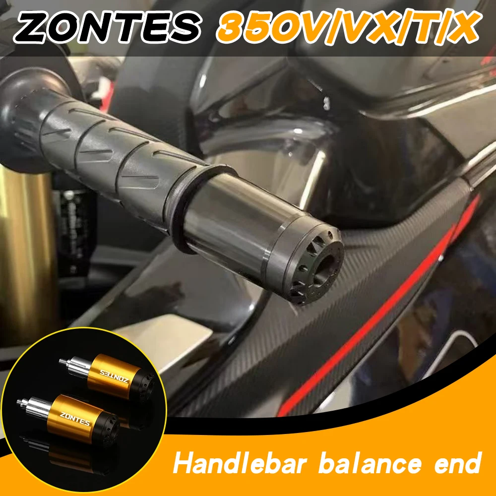 

Modified handlebar end caps, modification parts, anti-fall handlebar balance end compatible with ZONTRES 310V/VX/T/X 350V/VX/T/X
