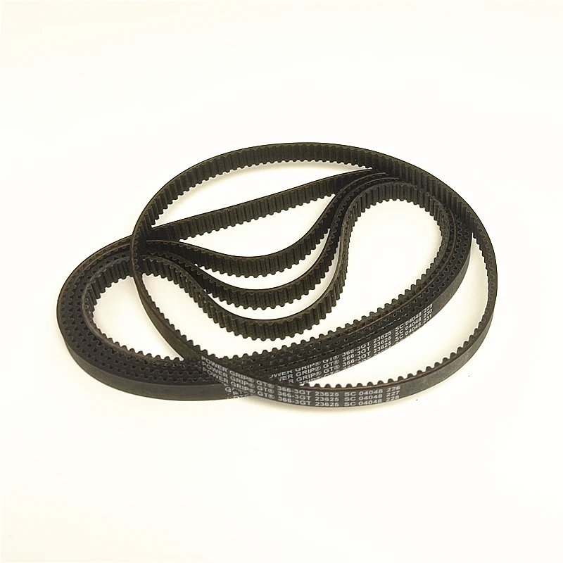 456-3GT~693-3GT PowerGrip 3GT Curved Tooth Timing Belt, 3mm Pitch, Neoprene Rubber 3D Printer, CNC Engraving Machine 456mm~693mm