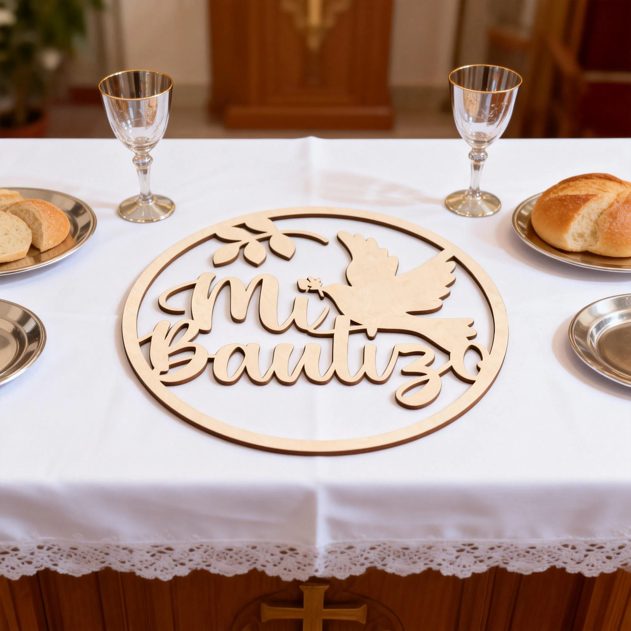 Mi Bautizo Wooden Sign, Spanis - Photography Prompt recension och pris