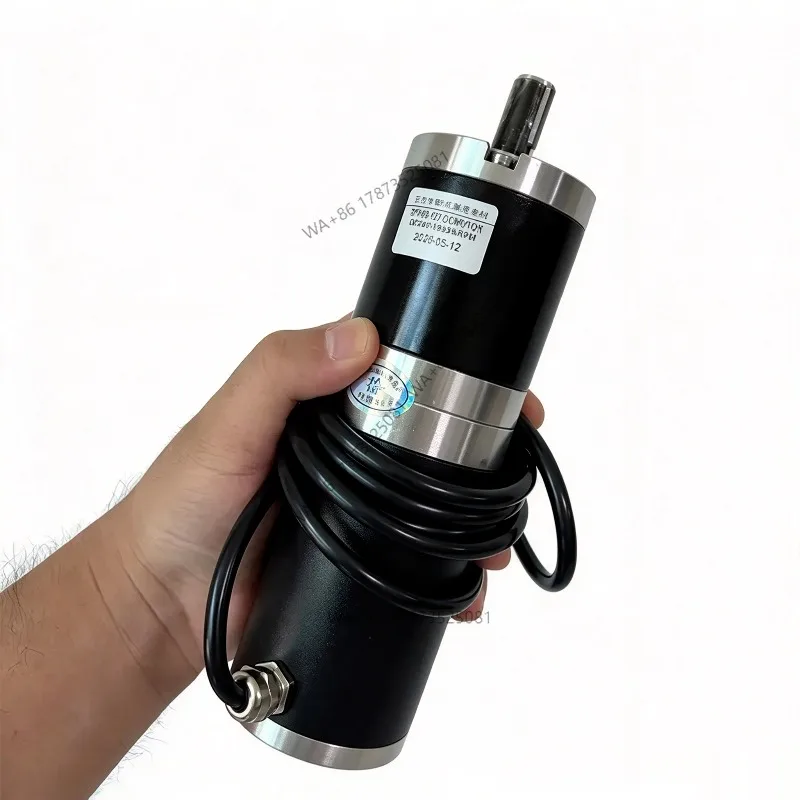 Waterproof Dustproof IP68 60mm Planetary Gear Reduction DC Motor 24V High Load Torque 245kg 18-1660rpm Speed for Robotic