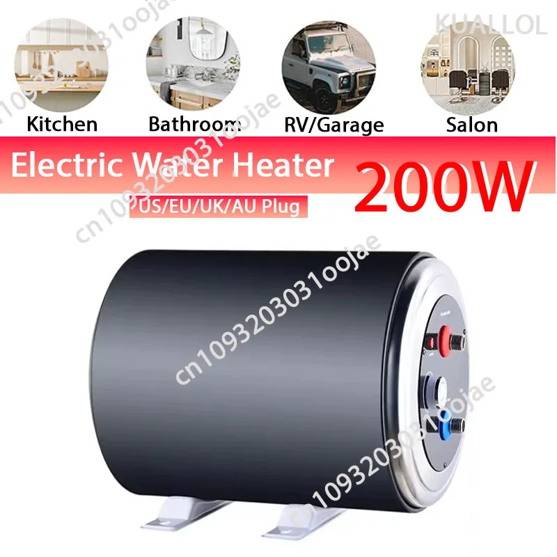 Electric Water Heater tank Storage Rapid Heating 12V 10LHousehold Bathroom Shower Small Bath Machine Kitchen Water Heater RV