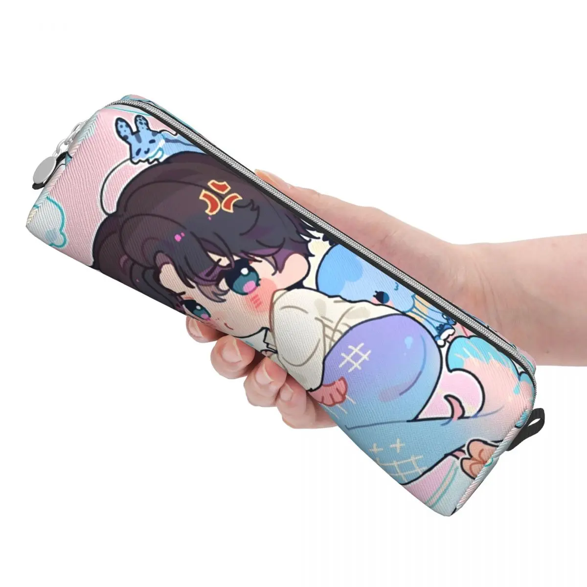 Love And Deepspace Rafayel Pencil Cases Creative Pen Holder Bag Student Large Storage Students School Zipper Pencil Pouch