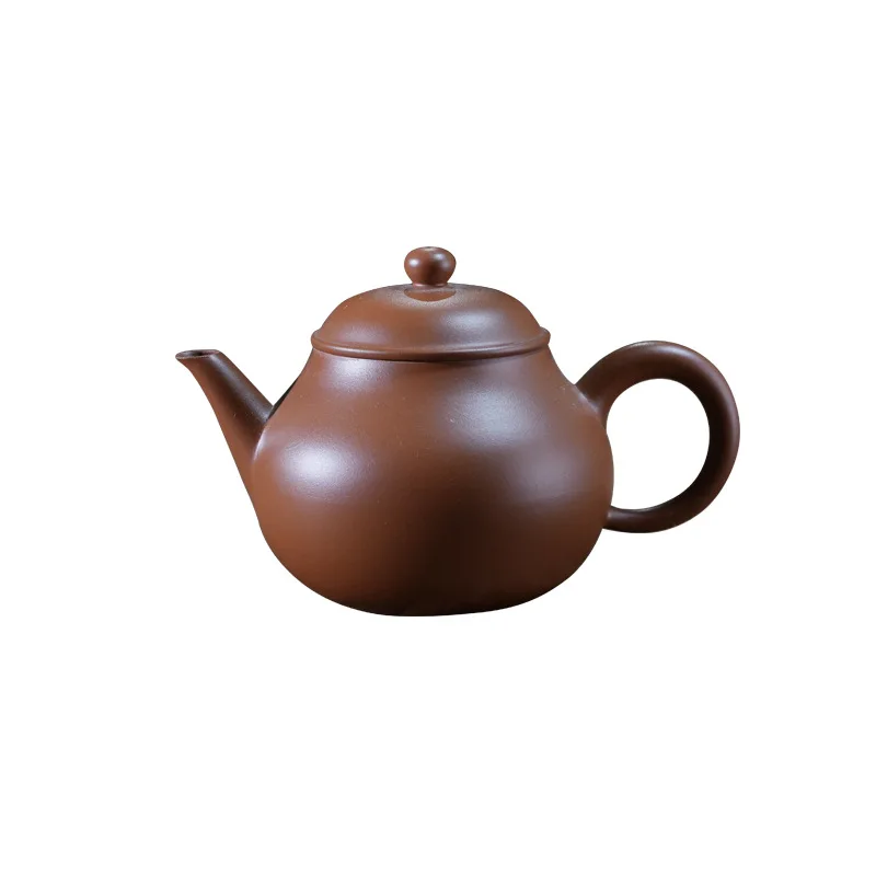 

Zhu Ni hand-pulled pot handmade raw ore teapot Kung Fu tea set horizontal pot small capacity can brewing teapot