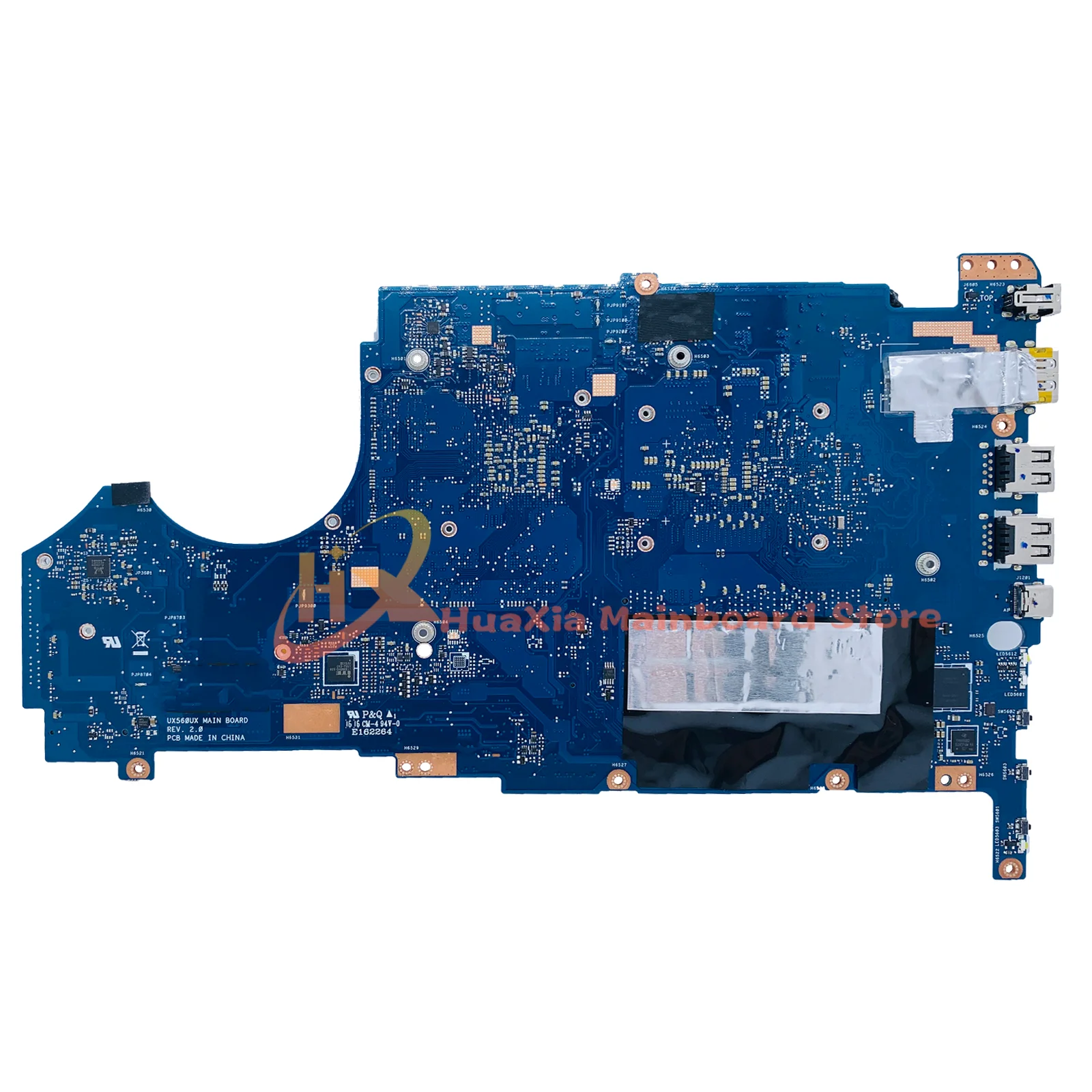 UX560UX-Laptop Placa-mãe para ASUS, Q524UQK, Q534UQ, UX560UQK, UX560UXK, UX560UQ, i3, i5, i7, 6 °, 7 °, GPU, V2G, RAM, 8GB