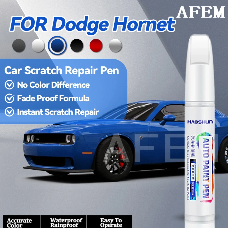 Specialized Automobiles For Dodge Hornet Paint Repair Pen Touch Up Scratch Remover DIY Auto Accessories Black White Silver Green