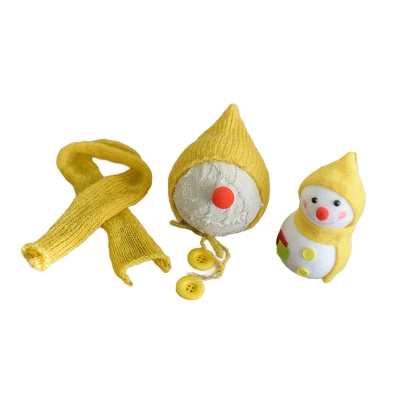 

Рождественская тематическая шапка и шарф для детской фотосессии, реквизит для фотосессии новорожденных, костюм