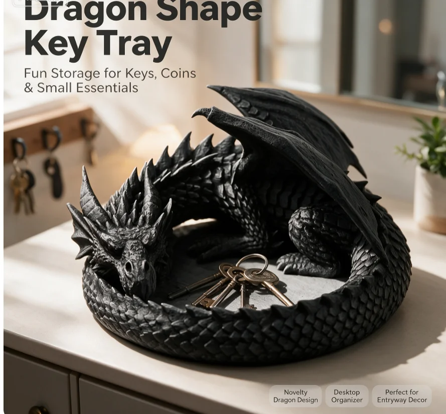 Nampan Perhiasan Penjaga Naga  - 3D Printing Ring Holder ulasan dan harga