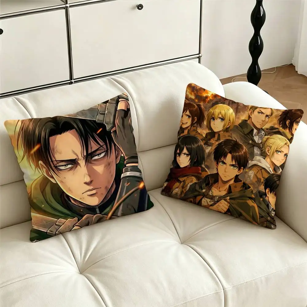 Anime Attack on Titan Pillow Case Cushion Cover Throw Pillow Case For Car Sofa