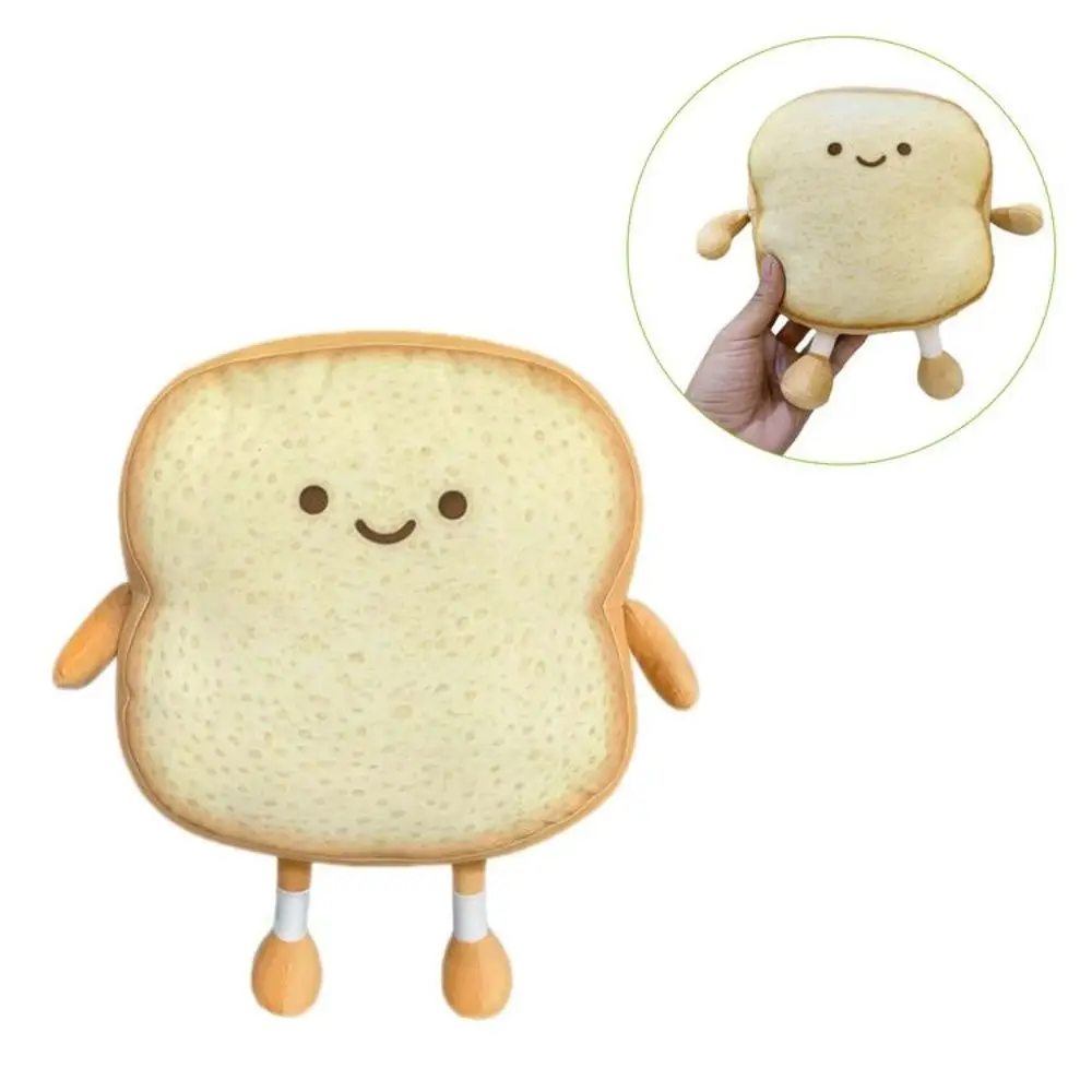 Stuffed Toys Christmas Gift Home Decor Bedroom Decoration Toast Bread  Peluche Doll Stuffed Plushie Bread Slice Pillow