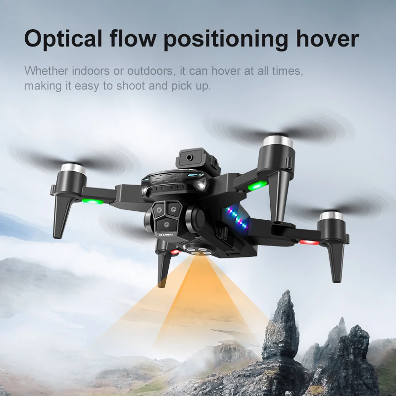 KY605s Max LCD Screen Control Drone Professional HD ESC Dual Camera Obstacle Avoidance Optical Flow Flodable Remote Control UAV