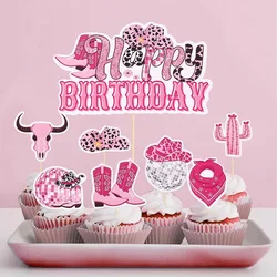 Cowgirl Hat and Boot Cake Toppers Cowgirl Cake Decorations Cowgirl Birthday Baby Shower for Western Theme Party Favors Supplies