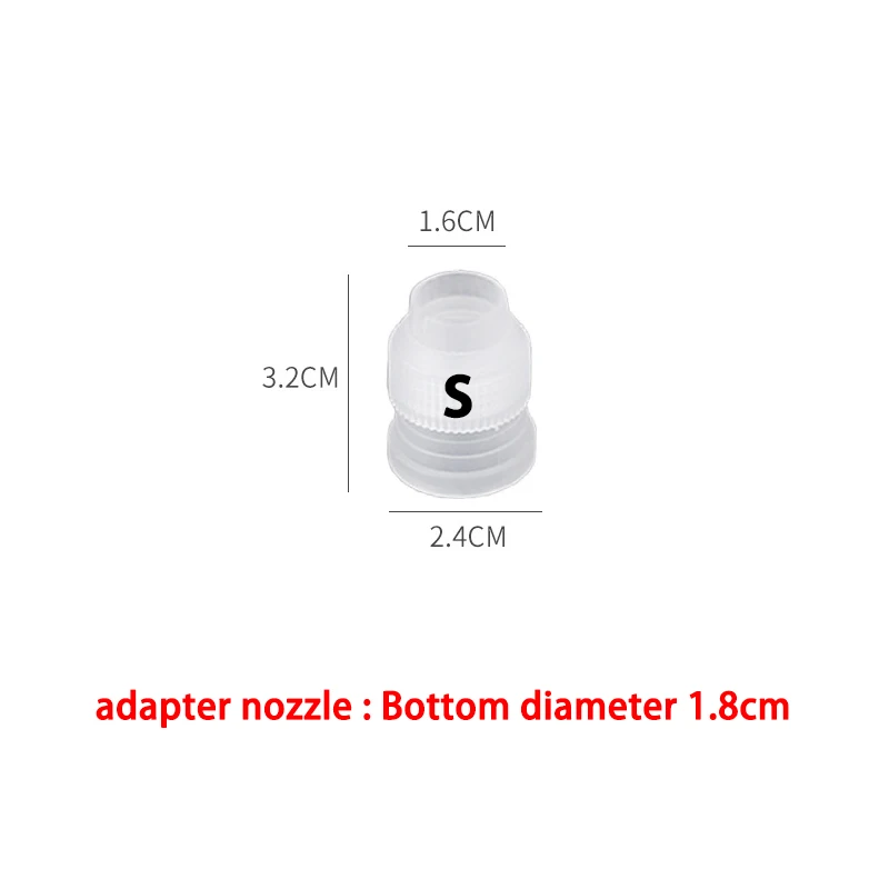 5-20pcs Coupler Adaptor Icing Piping Nozzle Bag Cake Flower Pastry Decoration Tool Small Size Adapter Nozzle view 6