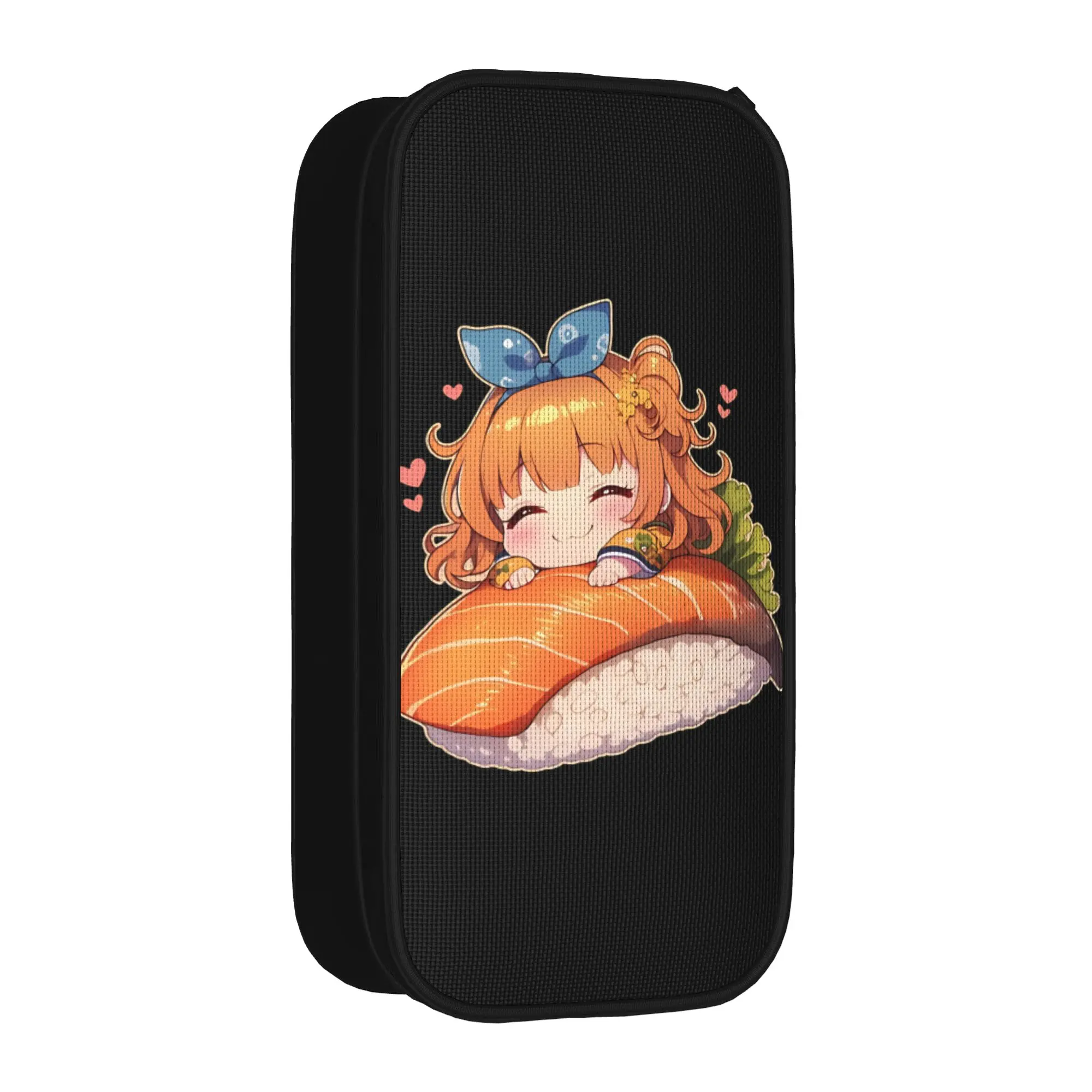 To Love Ru Aime Federmäppchen Niedliches Chibi Sushi Maki Mikan Yuuki Stiftetui für Mädchen und Jungen Große Kapazität Schulbedarf Geschenke Stiftebox