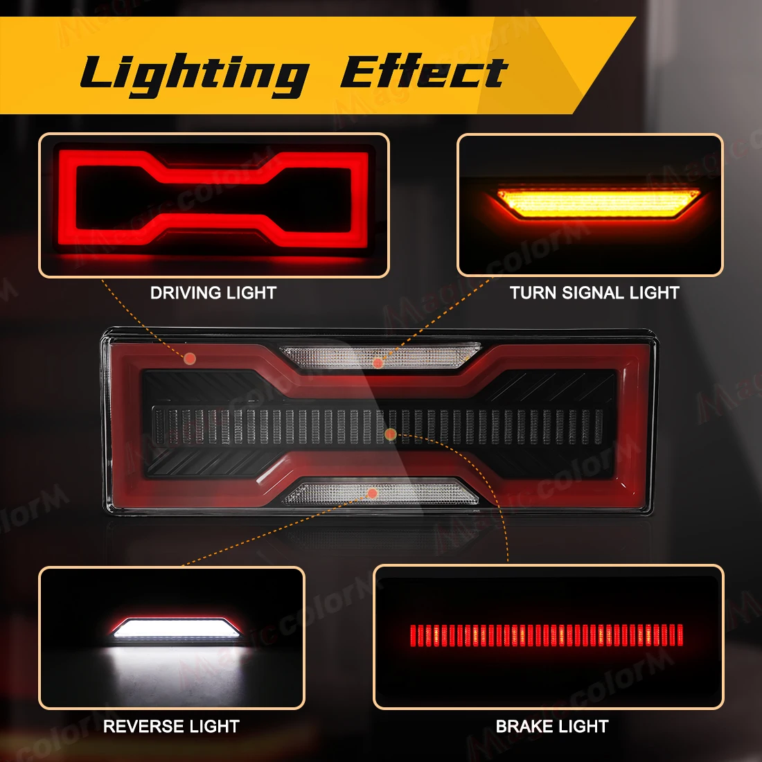 

LED Tail Lamp Brake Turn Signal Lamp Reverse Driving For Toyota Land Cruiser FJ75 70 75 78 79 Series 1984-2011 LC79 2010-2020