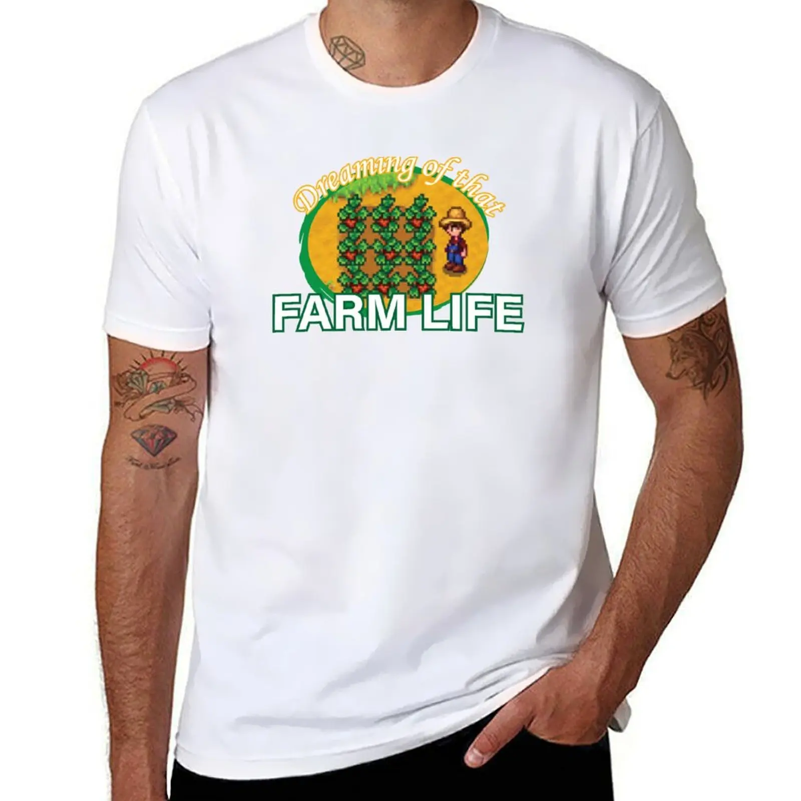 

Dreaming of that farm life T-Shirt t shirt man casual t shirt personalised T-Shirt