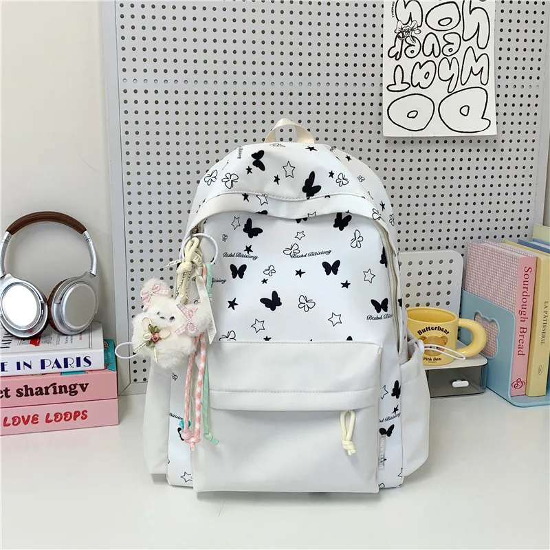 

Butterfly Large Capacity Kids Backpack for Boy Cute Backpacks School Bag Designer Bag Class Bags for Girl Mochilas De Hombre 백팩