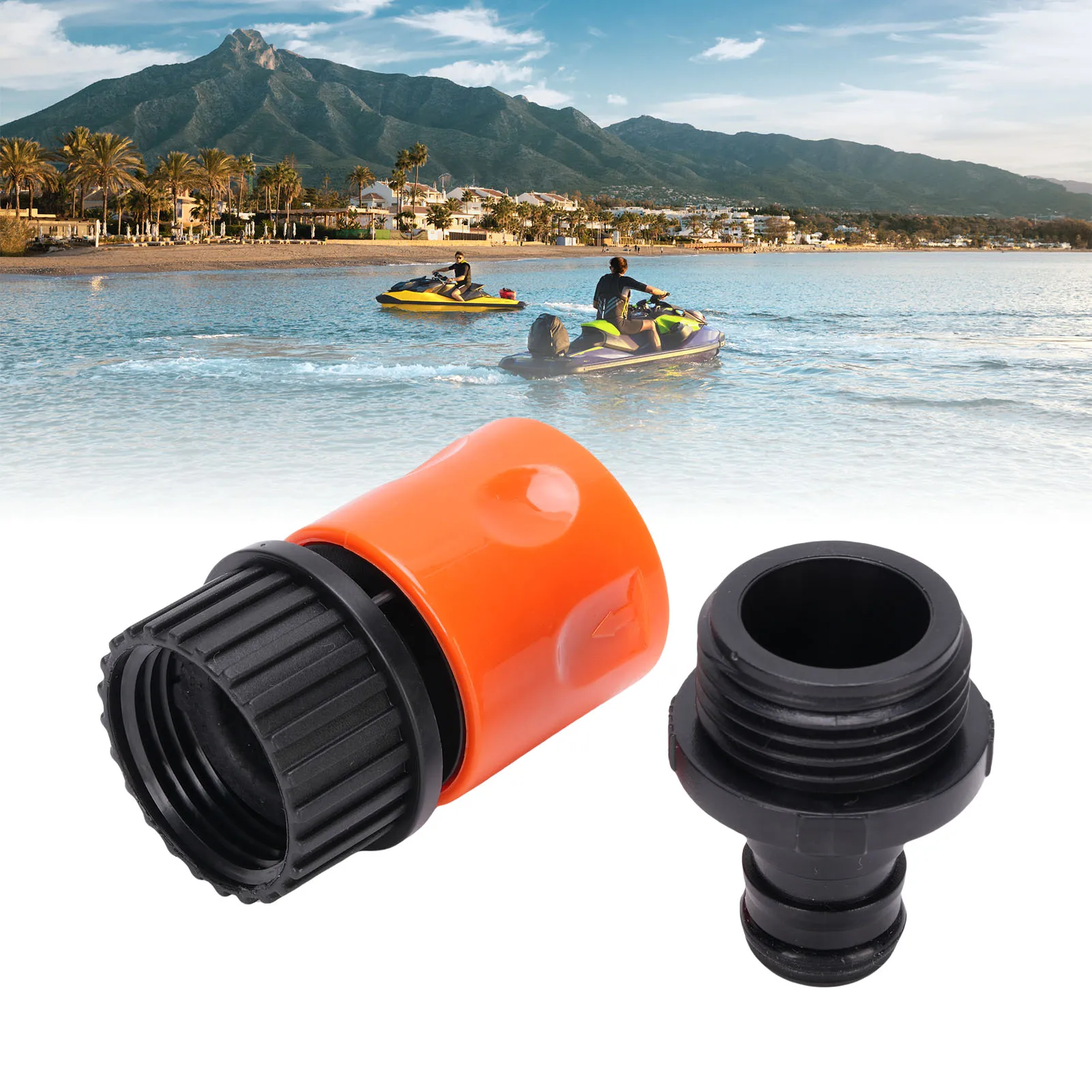 Outboard Flush Kit Outboard Boat Flush Kit Outboard Motor Quick Connect Flush Kit Replacement for PWC 4 Stroke Watercraft