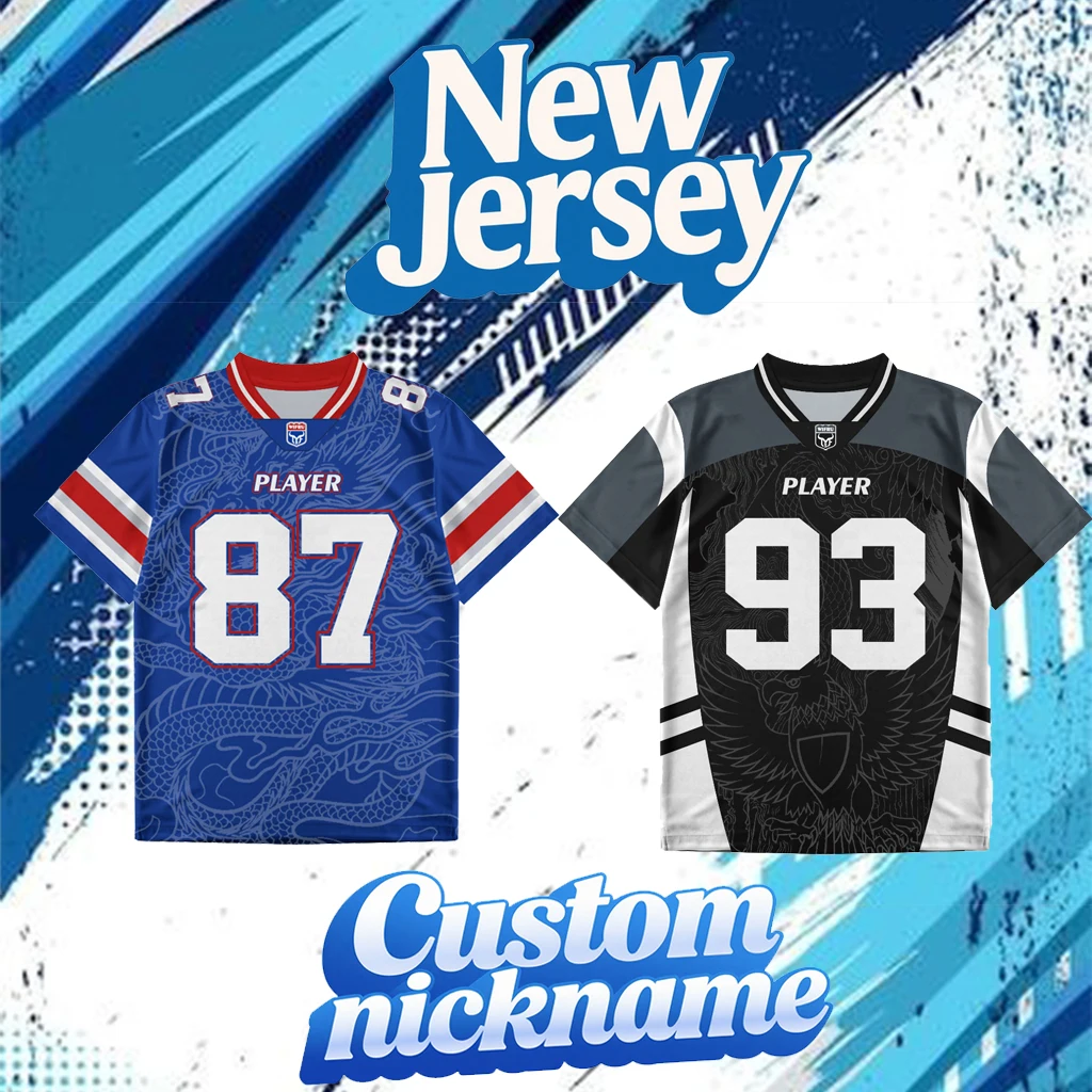 2025 New Comfort Rugby Jersey WIFRU Men's And Women's Summer Breathable Quick-drying Fitness T Shirt Customizable Nickname Tops