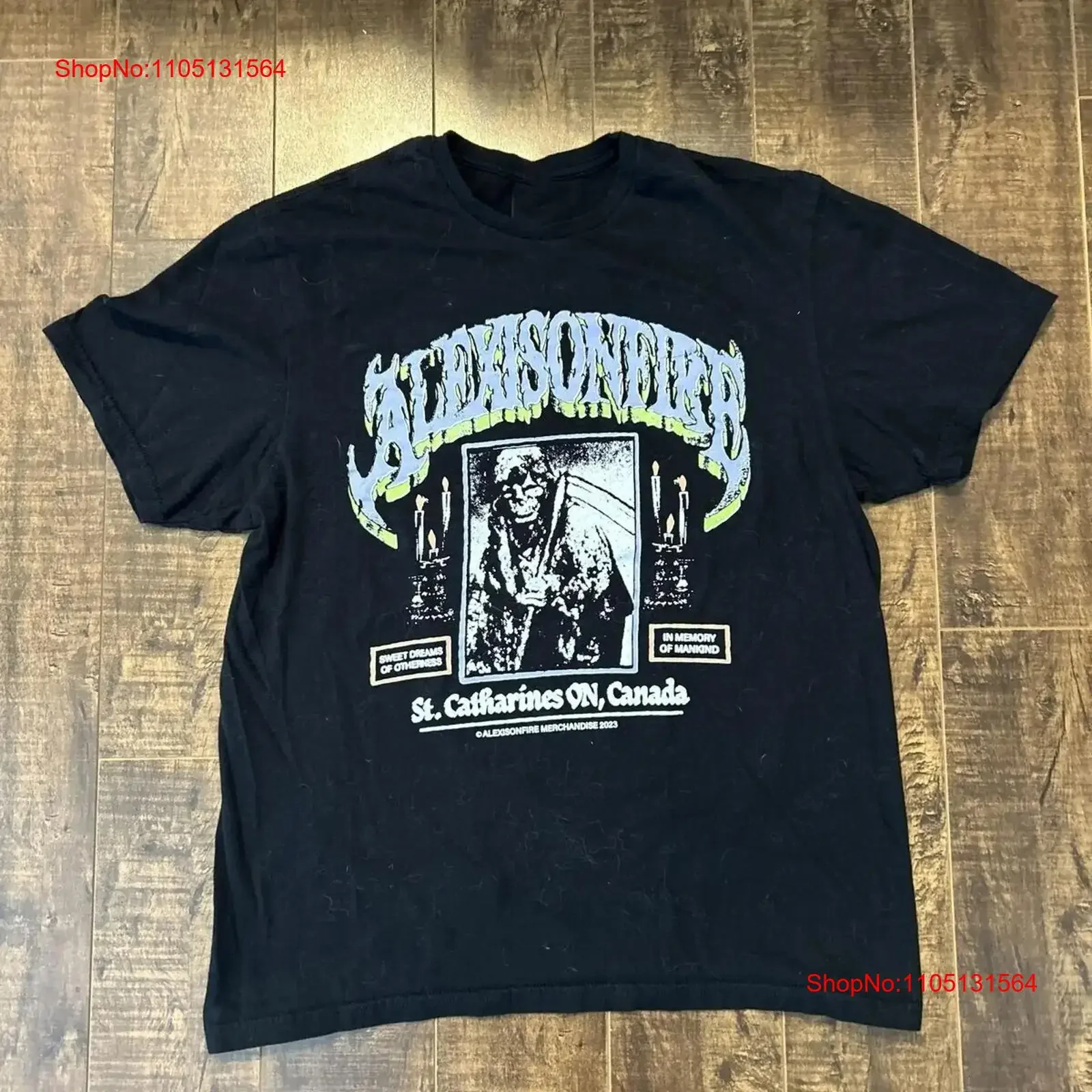 

2023 Concert Alexisonfire Band T Shirt Black S 5XL 1P0011 vintage Washed graphic Casual homme streetwear fashion