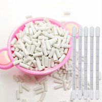 30/60Pcs Mini Eraser Mechanical Pencil Portable Replacement Tail Erasers Painting Erase Supplies School Students Stationery