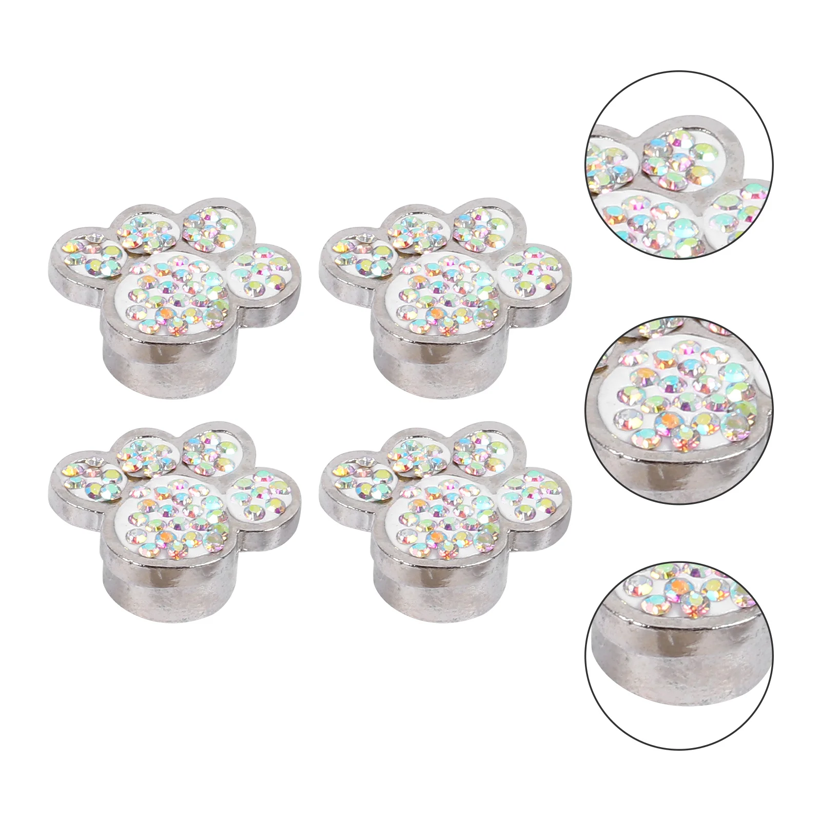 

4Pcs Creative Car Air Nozzle Covers Stylish Spiracle Caps Exquisite Copper Material Long Lasting Spiracle Lids