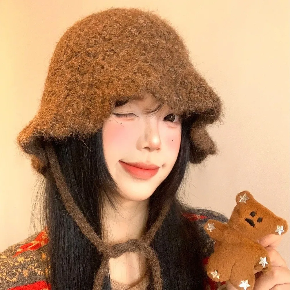 أزياء ميلارد محبوك قبعة بحافة يندبروف الباردة والدليل على الشتاء قبعة تدفئة بلون لينة صياد قبعة لارتداء اليومي