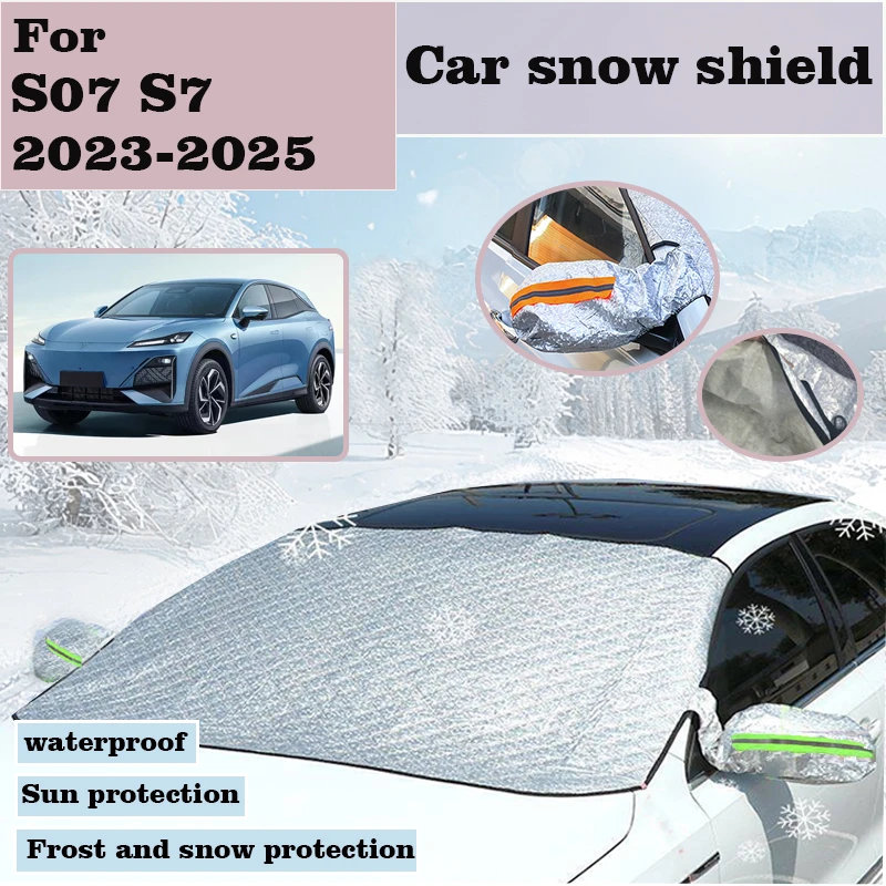 

Car Windshield Snow Shield For Deepal S07 S7 2023 2024 2025 Snow Cover Window Sunshades SunShade Sun Protection Car Accessories