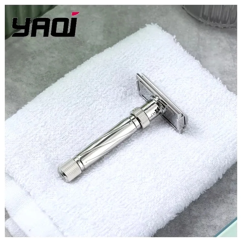 YAQI Comfortable Shaving Experience Ultima Adjustable Stainless Steel Safety Razor Men's Wet Shave Tools Best Gift for Men