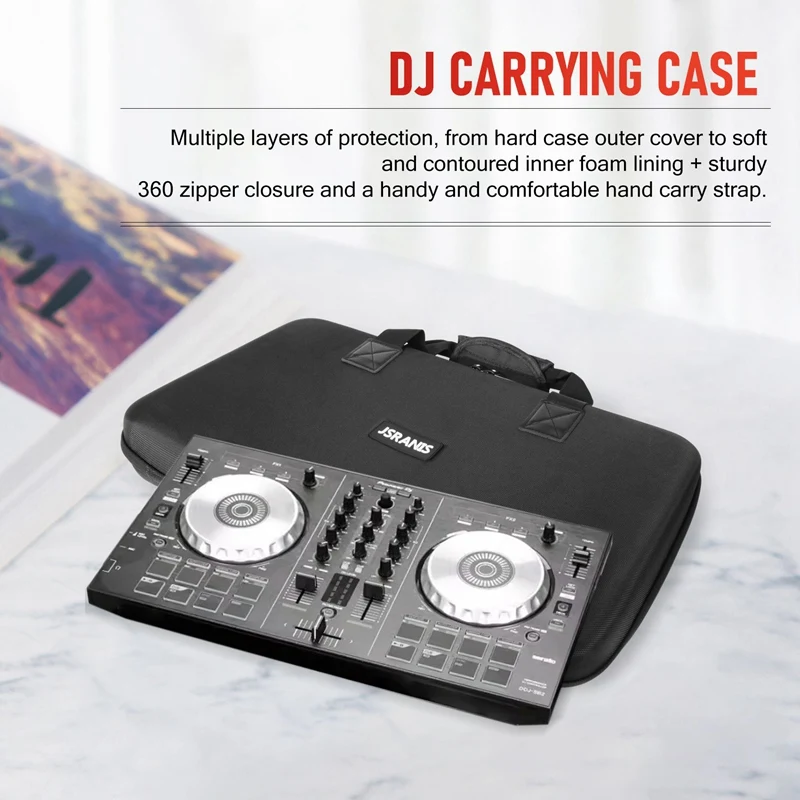 Hard Carrying Case For Pioneer DJ DDJ-SB3 / DDJ-SB2 DJ / DDJ-400 Controller / DDJ-RB Portable 2-Channel Controller