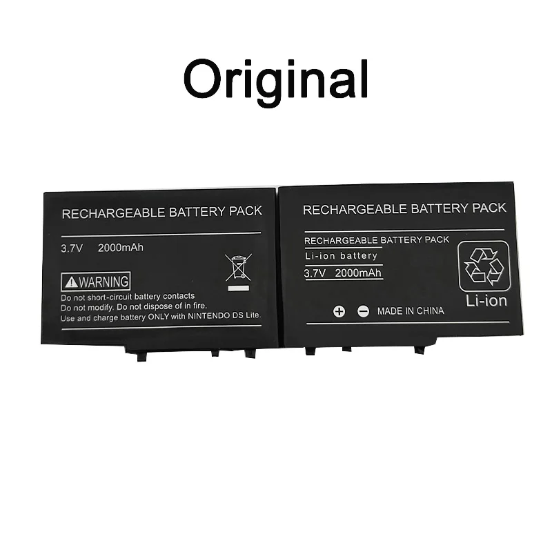 Nowy Akumulator Wymienny 2000mAh do NDS DS Lite z Śrubokrętem, Bateria do NDSL DSL — zdjęcie produktu 2