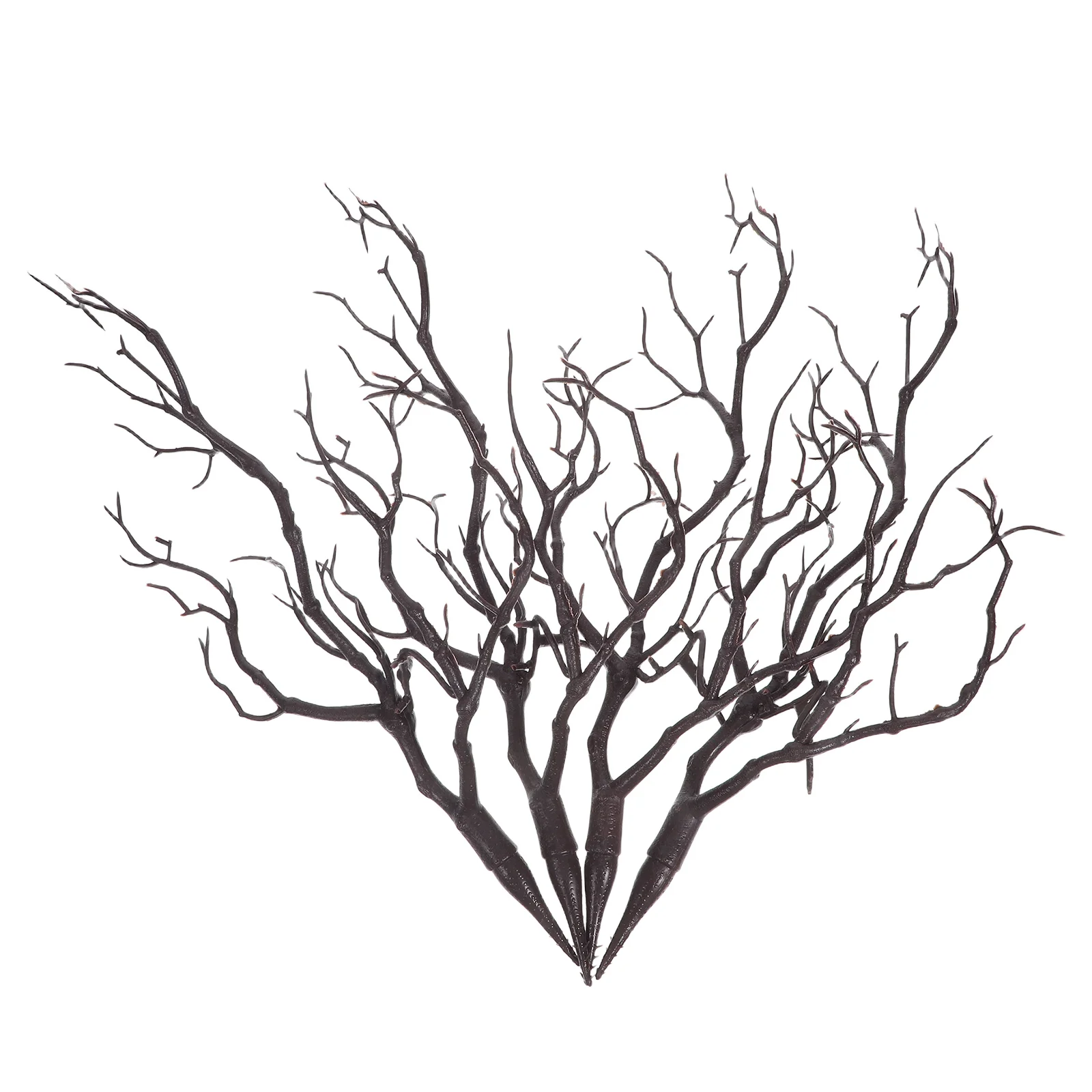 

4pcs Small Artificial Antlers Tree Branches Halloween Christmas Simulation Plant Coral Branch Jungle Antler DIY Ornaments