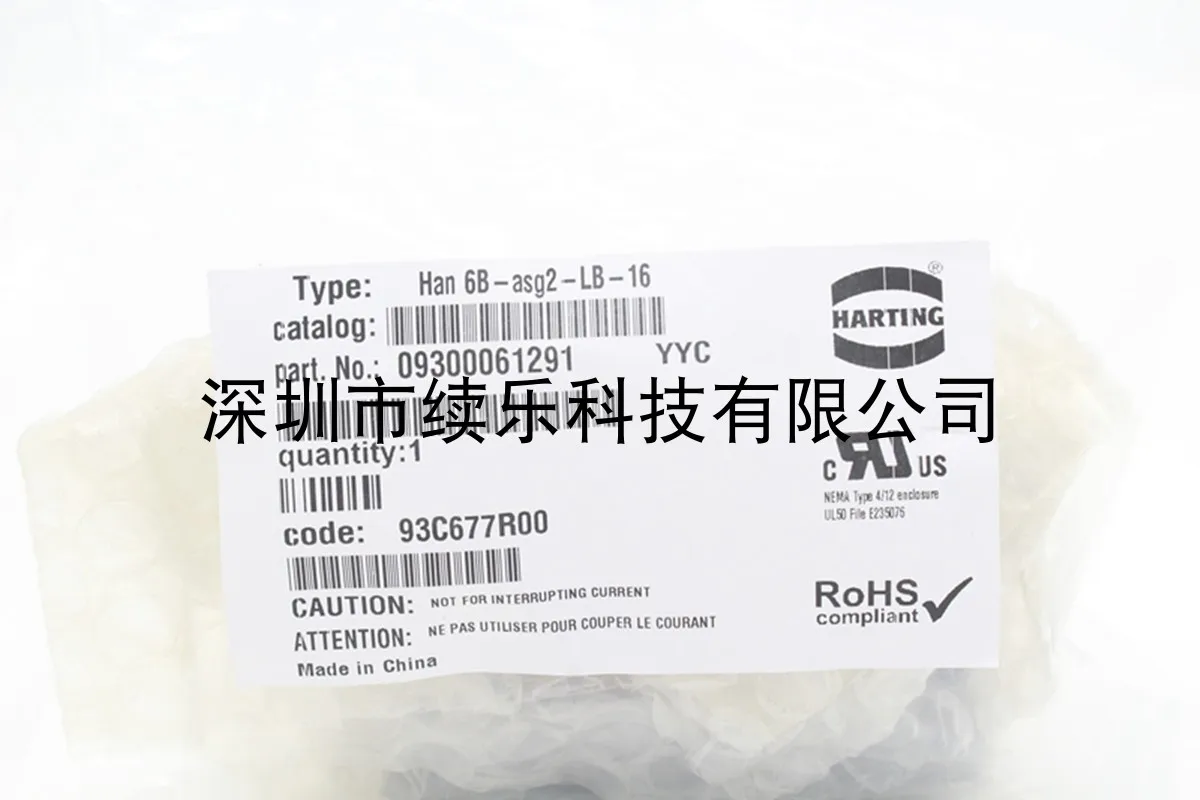 

09300061291 6B HAN 6B-ASG2-LB-16 HARTTING